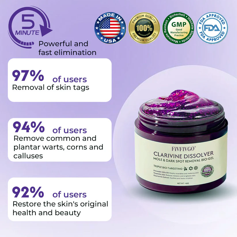 Fivfivgo® Clarivine Dissolver Mole & Dark Spot Removal Bio-Gel