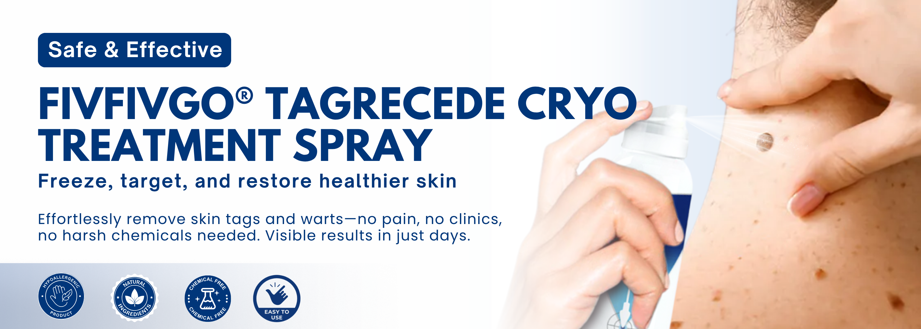 Fivfivgo® TagRecede Cryo Treatment Spray