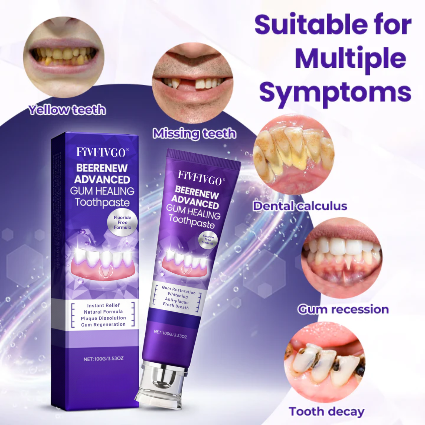 Fivfivgo® BeeRenew Advanced Gum Healing Toothpaste