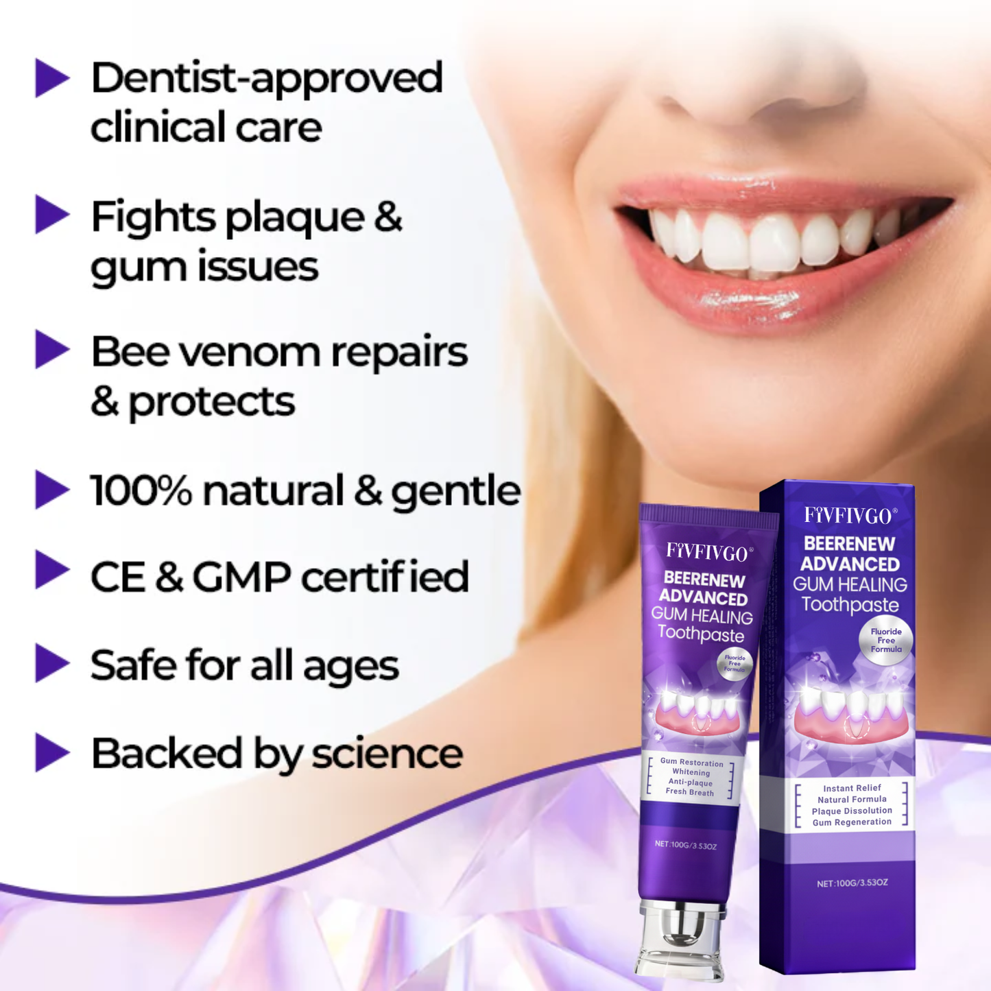 Fivfivgo® BeeRenew Advanced Gum Healing Toothpaste