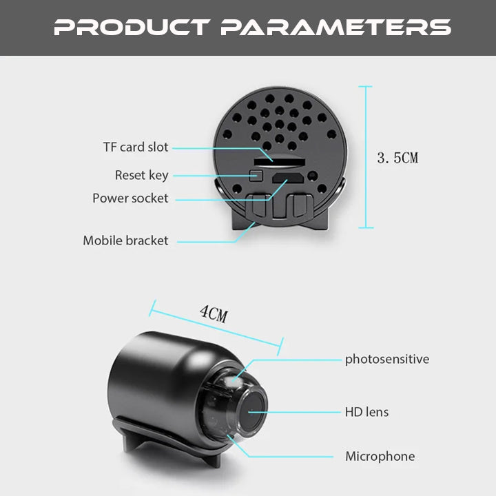 Lyseemin™ 1080P HD Night Vision Mini WIFI Camera