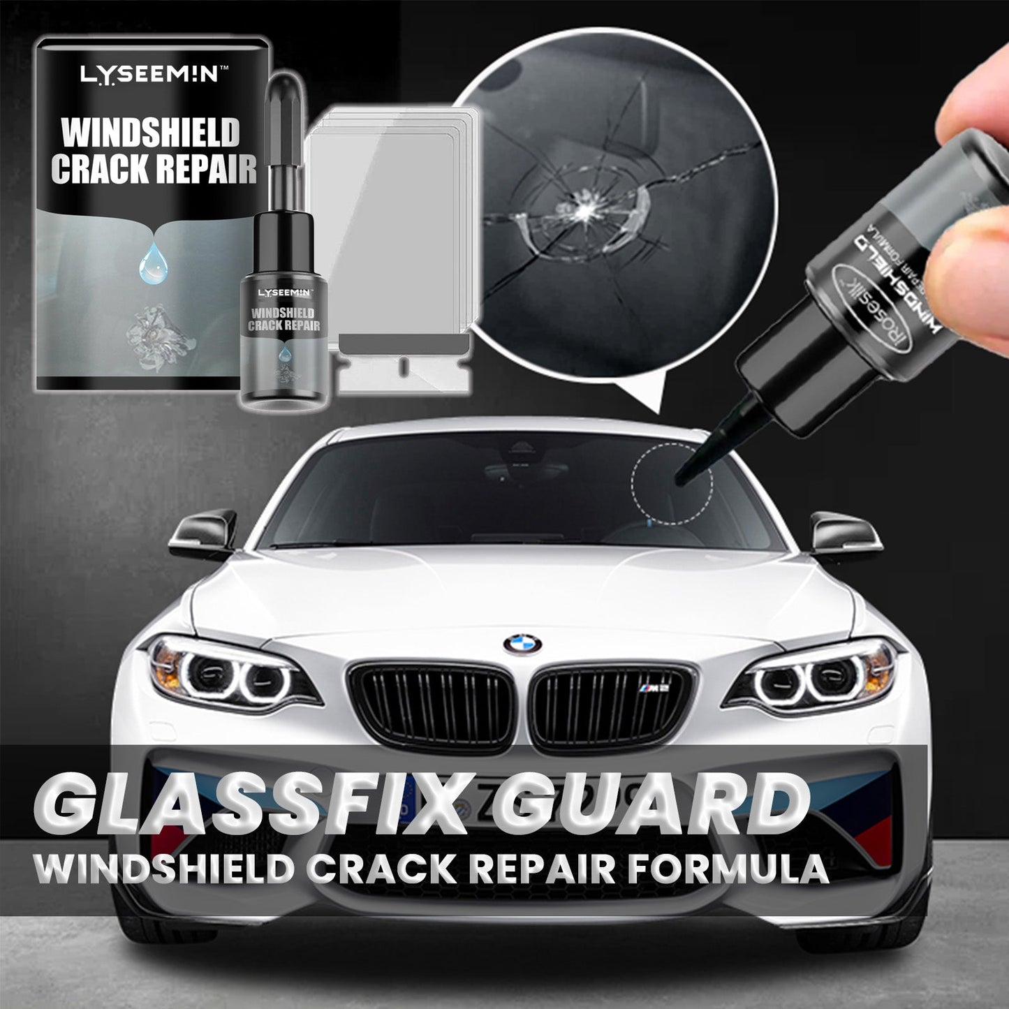 Lyseemin™ GlassFix Guard: 2024 Windshield Crack Repair Formula